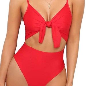 RED SEXY SWIMSUIT